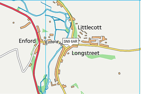 SN9 6AR map - OS VectorMap District (Ordnance Survey)