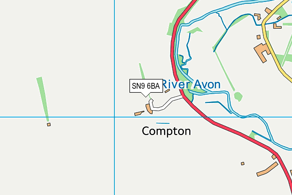 SN9 6BA map - OS VectorMap District (Ordnance Survey)