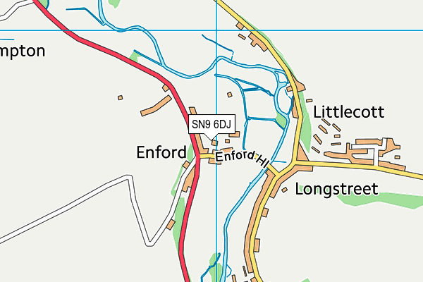 SN9 6DJ map - OS VectorMap District (Ordnance Survey)