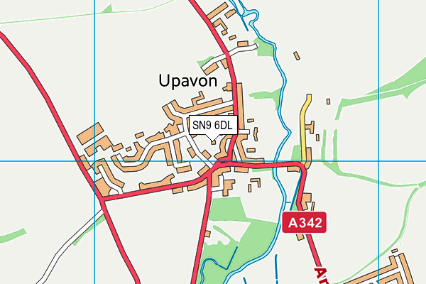 SN9 6DL map - OS VectorMap District (Ordnance Survey)