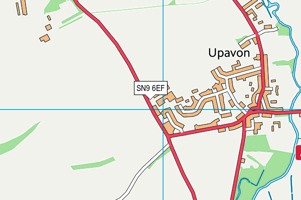 SN9 6EF map - OS VectorMap District (Ordnance Survey)