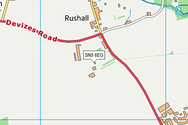 SN9 6EG map - OS VectorMap District (Ordnance Survey)