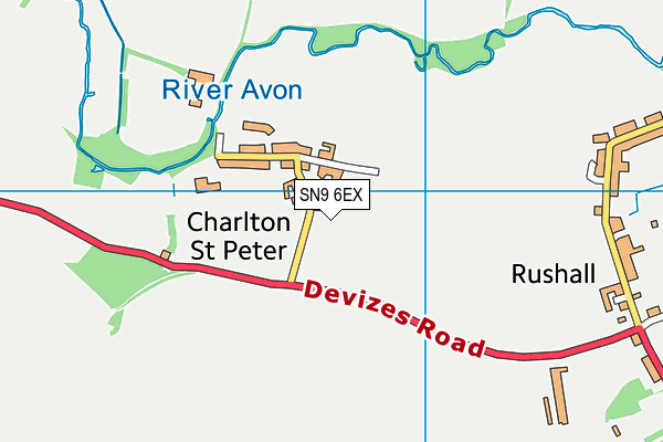 SN9 6EX map - OS VectorMap District (Ordnance Survey)