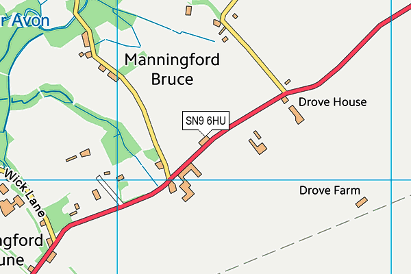SN9 6HU map - OS VectorMap District (Ordnance Survey)