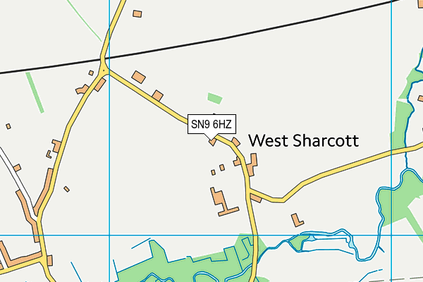 SN9 6HZ map - OS VectorMap District (Ordnance Survey)