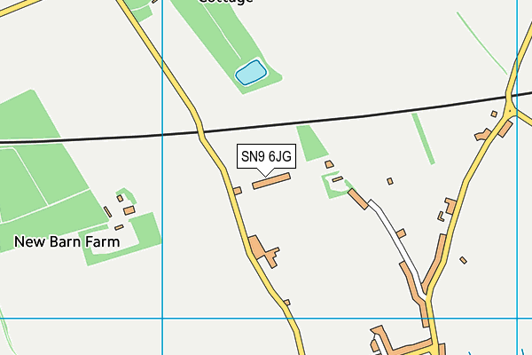 SN9 6JG map - OS VectorMap District (Ordnance Survey)
