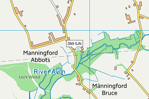 SN9 6JN map - OS VectorMap District (Ordnance Survey)