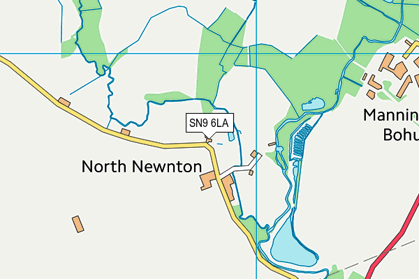 SN9 6LA map - OS VectorMap District (Ordnance Survey)