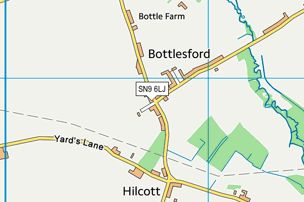 SN9 6LJ map - OS VectorMap District (Ordnance Survey)