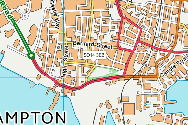 Speedflex (Southampton) (Closed) map (SO14 3EB) - OS VectorMap District (Ordnance Survey)