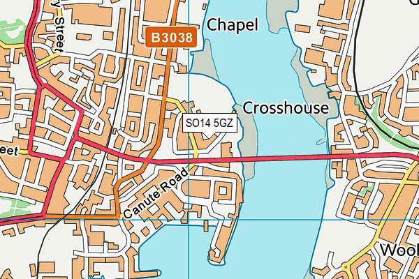 Map of 7BONE PORTSWOOD LTD at district scale