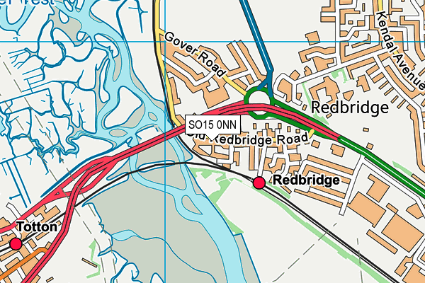 Map of REDBRIDGE BODYSHOP LTD at district scale