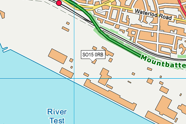 SO15 0RB map - OS VectorMap District (Ordnance Survey)