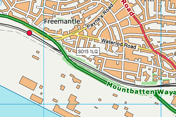 SO15 1LQ map - OS VectorMap District (Ordnance Survey)