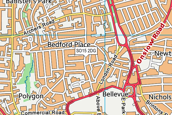 Map of NIM HEALTH & BEAUTY (BEDFORD PLACE) LIMITED at district scale