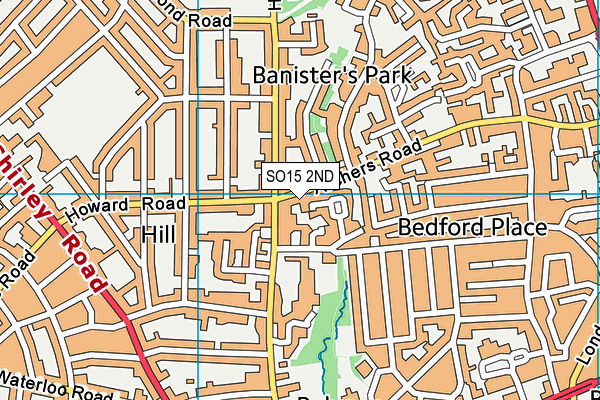 SO15 2ND map - OS VectorMap District (Ordnance Survey)