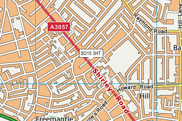 Map of AW SOUTHAMPTON LTD at district scale