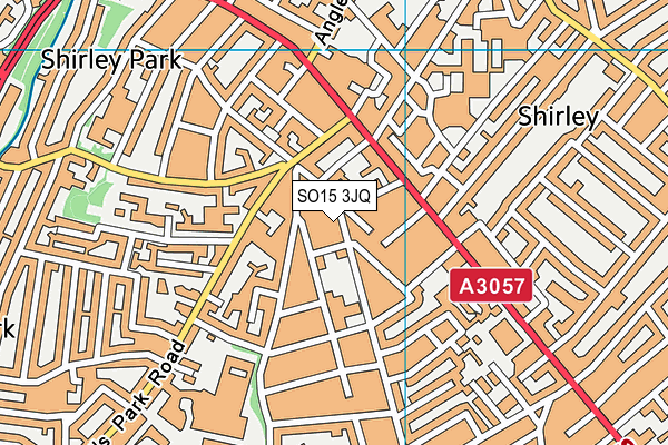 SO15 3JQ map - OS VectorMap District (Ordnance Survey)