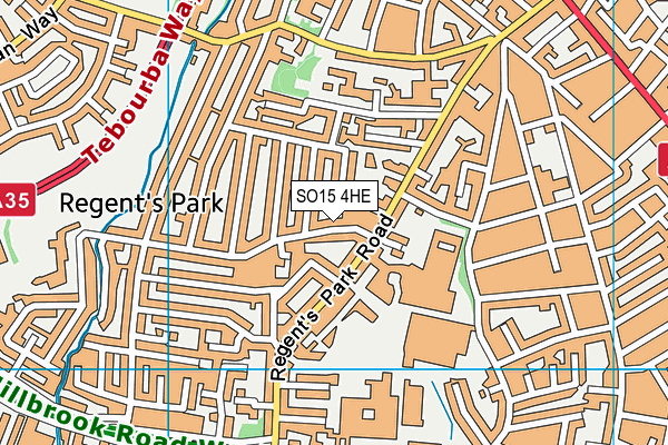 SO15 4HE map - OS VectorMap District (Ordnance Survey)