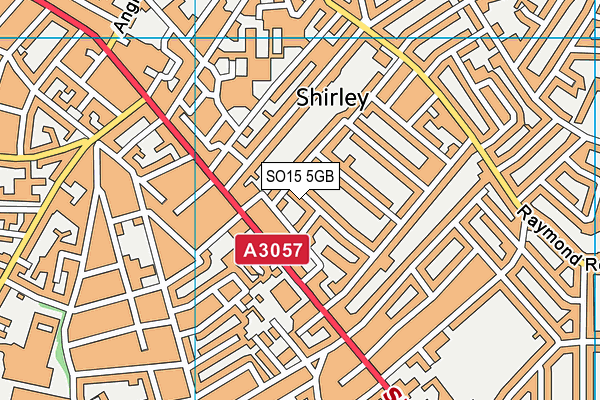SO15 5GB map - OS VectorMap District (Ordnance Survey)