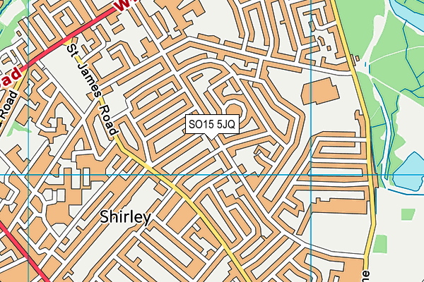 SO15 5JQ map - OS VectorMap District (Ordnance Survey)