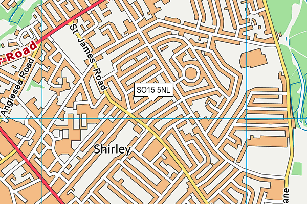 SO15 5NL map - OS VectorMap District (Ordnance Survey)