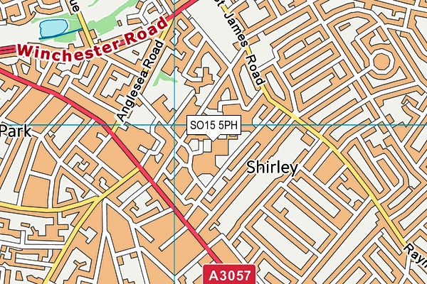 SO15 5PH map - OS VectorMap District (Ordnance Survey)