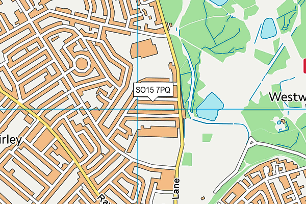 SO15 7PQ map - OS VectorMap District (Ordnance Survey)