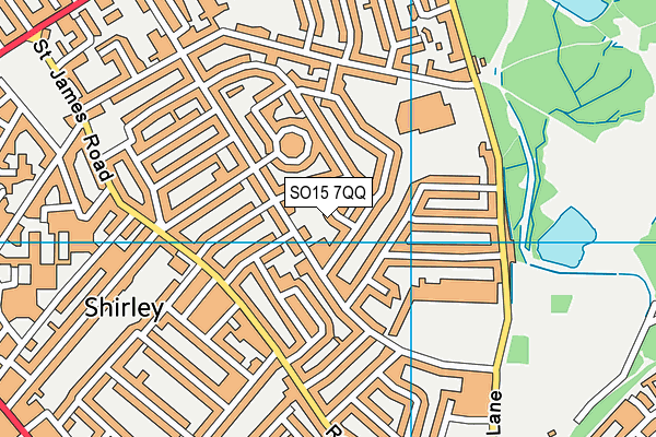 SO15 7QQ map - OS VectorMap District (Ordnance Survey)