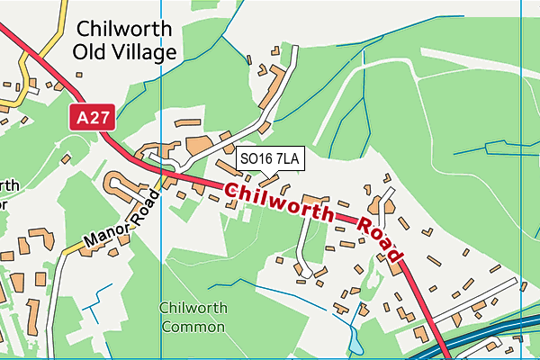 Map of CHILWORTH CARE LTD at district scale