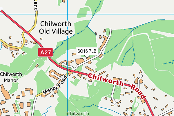 Map of TREETOPS CHILWORTH MANAGEMENT COMPANY LIMITED at district scale