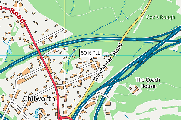 Map of CHILWORTH PROPERTY MANAGEMENT LIMITED at district scale