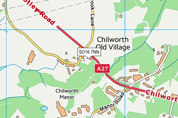 SO16 7NN map - OS VectorMap District (Ordnance Survey)