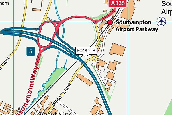 Southampton Airport Parkway Map