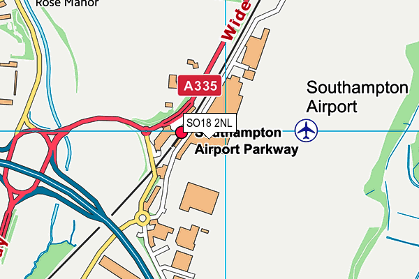 Map of SOUTHAMPTON INTERNATIONAL AIRPORT LIMITED at district scale