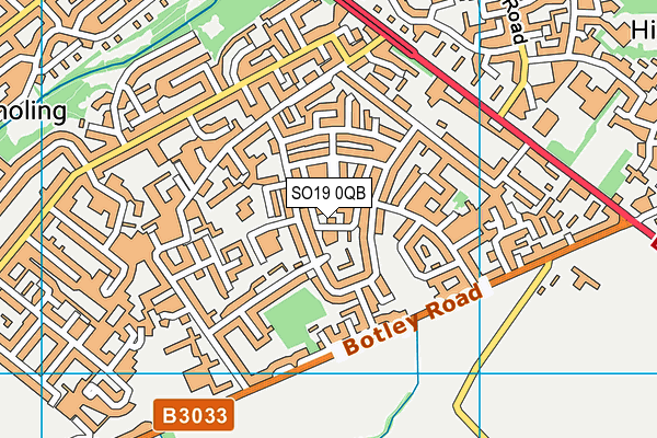 Monty's Community Hub map (SO19 0QB) - OS VectorMap District (Ordnance Survey)