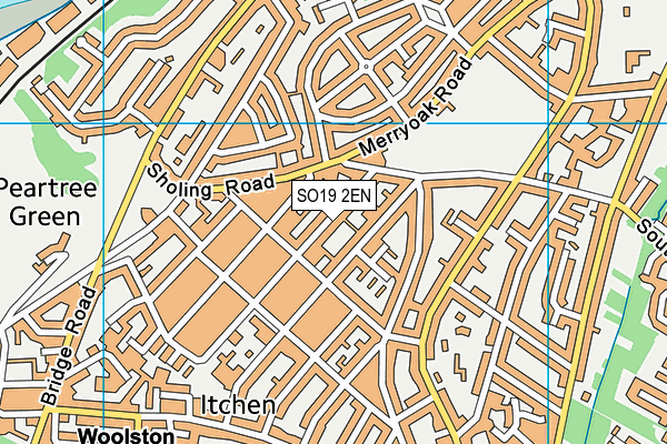 SO19 2EN map - OS VectorMap District (Ordnance Survey)