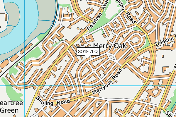 SO19 7LQ map - OS VectorMap District (Ordnance Survey)