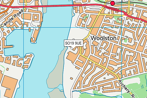 Snap Fitness (Southampton Woolston) map (SO19 9UE) - OS VectorMap District (Ordnance Survey)