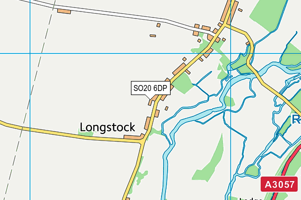 SO20 6DP map - OS VectorMap District (Ordnance Survey)