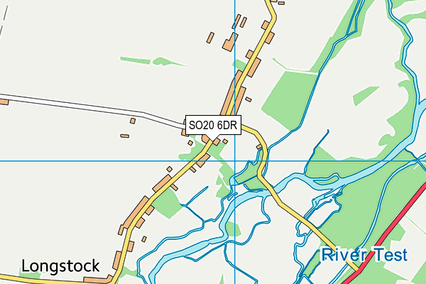 SO20 6DR map - OS VectorMap District (Ordnance Survey)