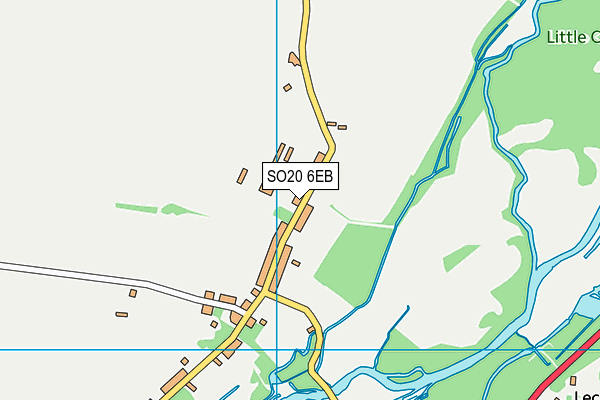 SO20 6EB map - OS VectorMap District (Ordnance Survey)