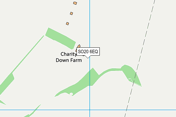 SO20 6EQ map - OS VectorMap District (Ordnance Survey)