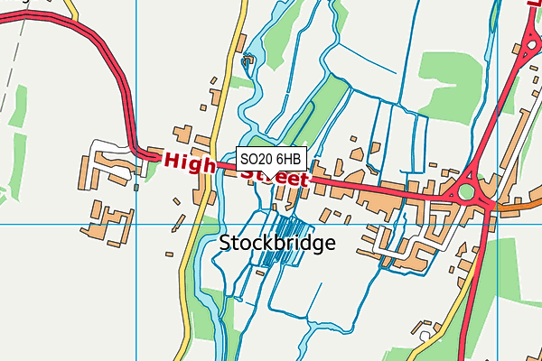 Map of THE BARBER SHOP STOCKBRIDGE LIMITED at district scale