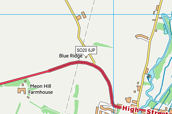 SO20 6JP map - OS VectorMap District (Ordnance Survey)