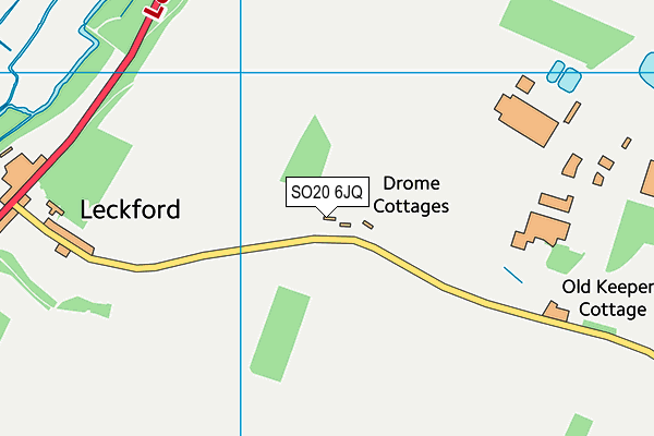 SO20 6JQ map - OS VectorMap District (Ordnance Survey)