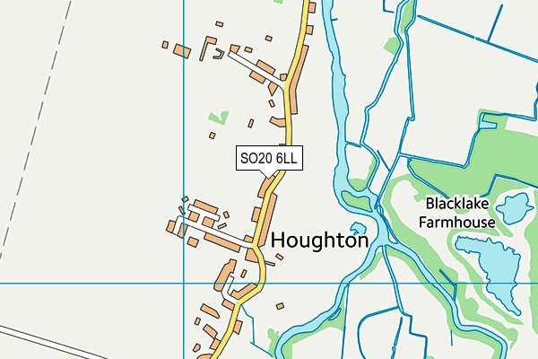 SO20 6LL map - OS VectorMap District (Ordnance Survey)