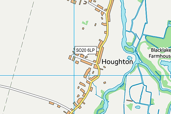 SO20 6LP map - OS VectorMap District (Ordnance Survey)