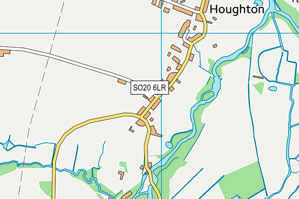 SO20 6LR map - OS VectorMap District (Ordnance Survey)