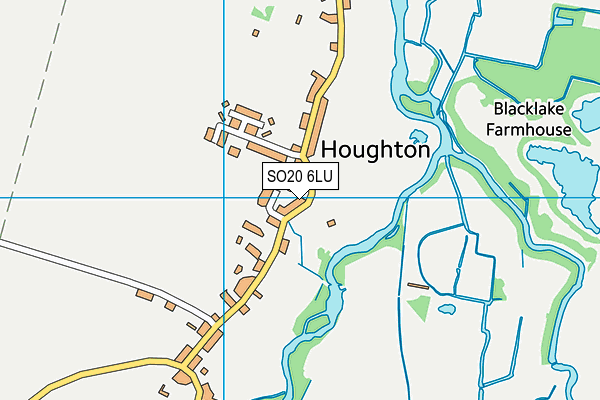 SO20 6LU map - OS VectorMap District (Ordnance Survey)